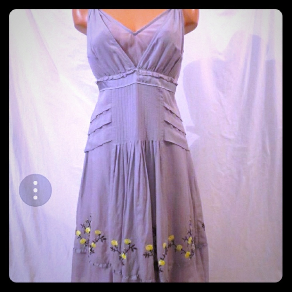 Grey dress from anthropoloie